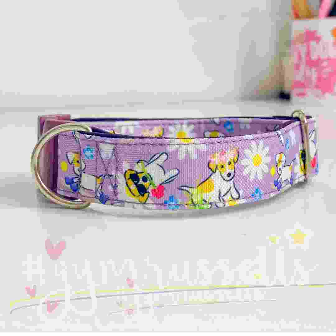 Spring Doggies purple collar image 1