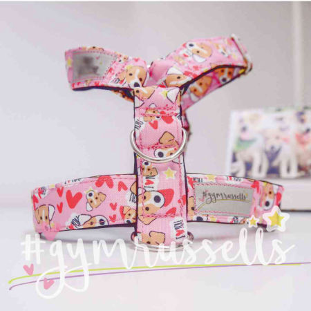 JRTlove pink strap harness image 1