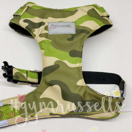 Camouflage green chest harness image 2